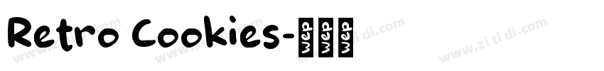 Retro Cookies字体转换